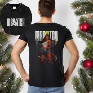 Dispatch Malevola Washed T-Shirt – Super Hero Game Tee
