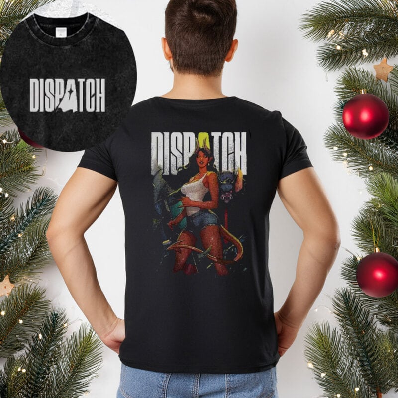 Dispatch Malevola Washed T-Shirt – Super Hero Game Tee