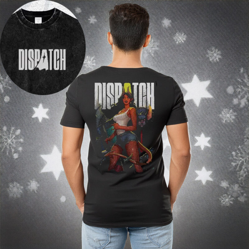 Dispatch Malevola Washed T-Shirt – Super Hero Game Tee