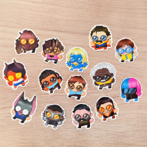 Dispatch OwO Stickers, Cute Game Sticker, Meme Sticker, Kawaii Sticker