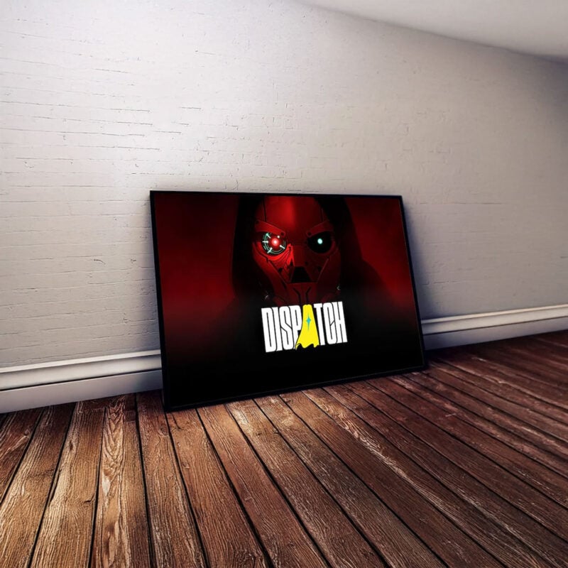 Dispatch Red Mask Enforcer Poster