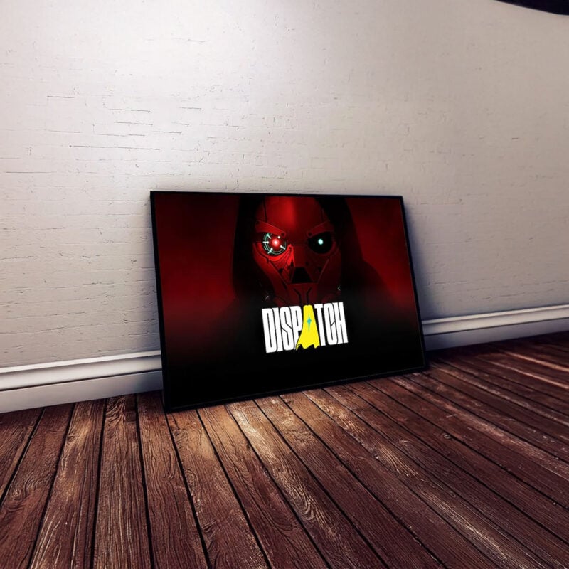 Dispatch Red Mask Enforcer Poster