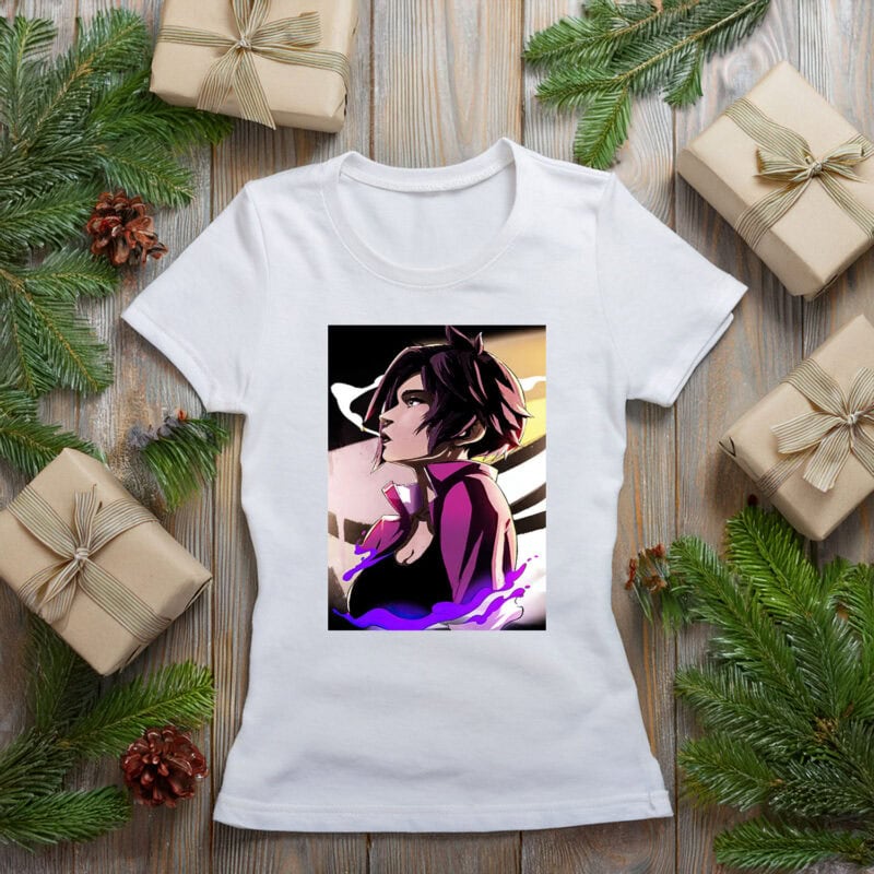 Dispatch Shadow Rogue Neon Portrait T-Shirt