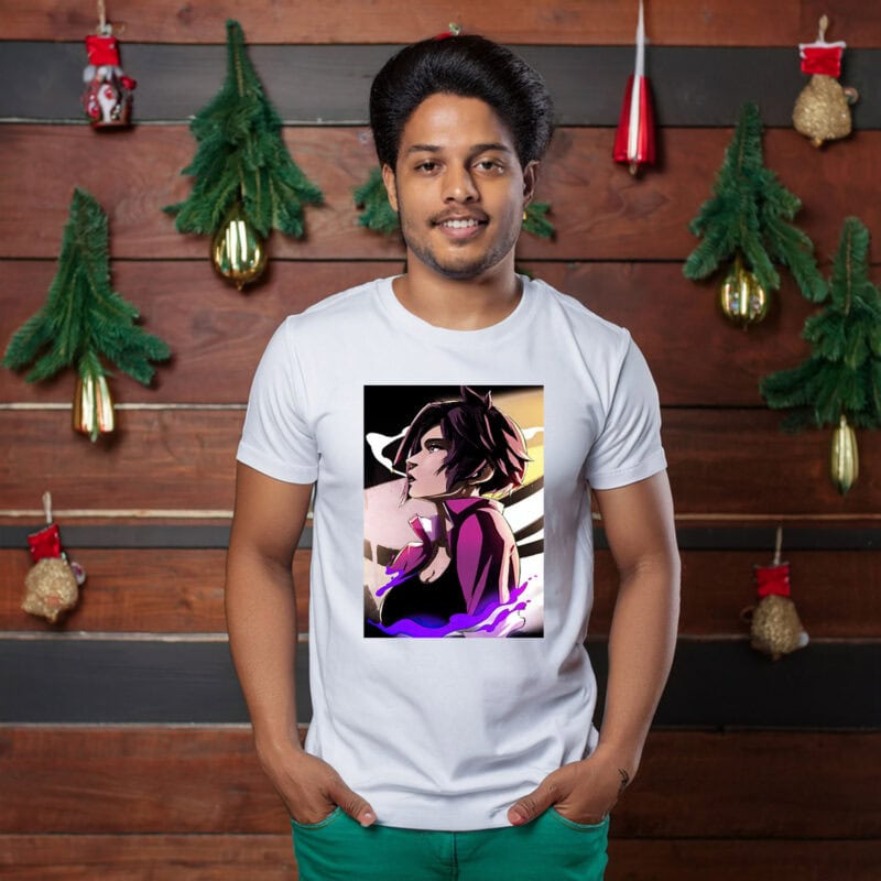 Dispatch Shadow Rogue Neon Portrait T-Shirt