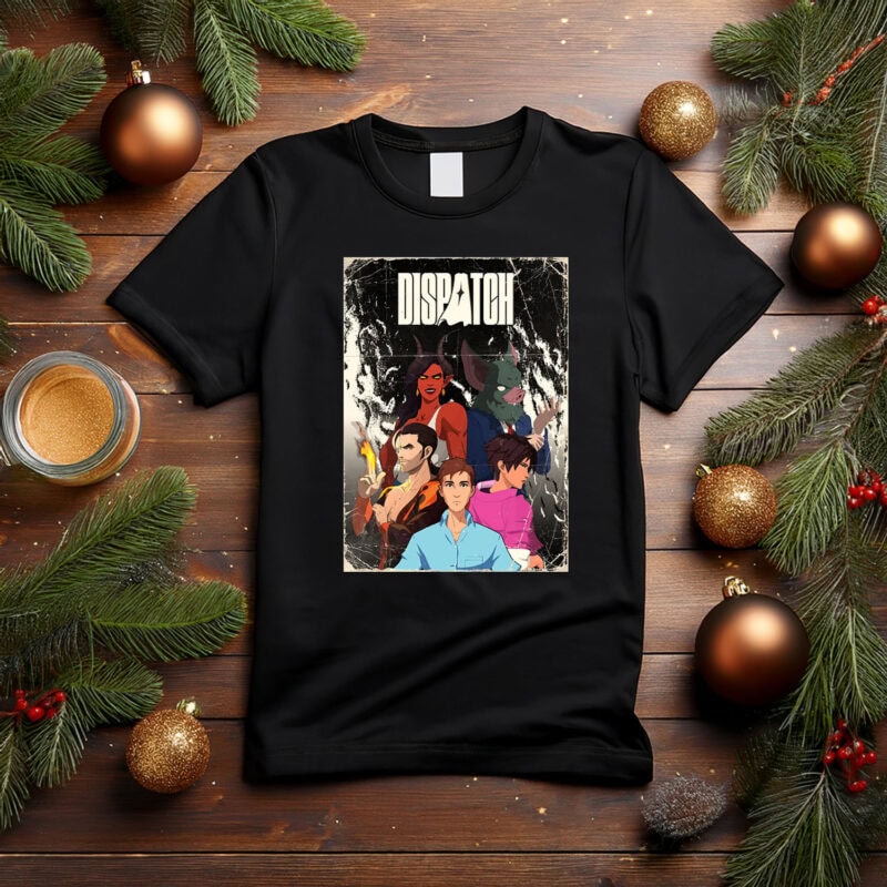 Dispatch Shattered Worlds Team Poster Tee