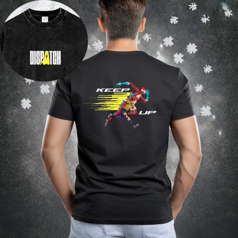 Dispatch Washed T-Shirt – Chase Keep Up Super Hero Game Tee