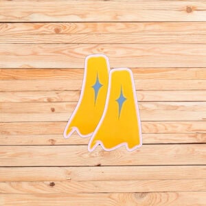 Dispatch Yellow Cape Logo Sticker