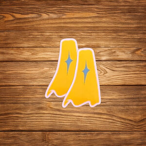 Dispatch Yellow Cape Logo Sticker