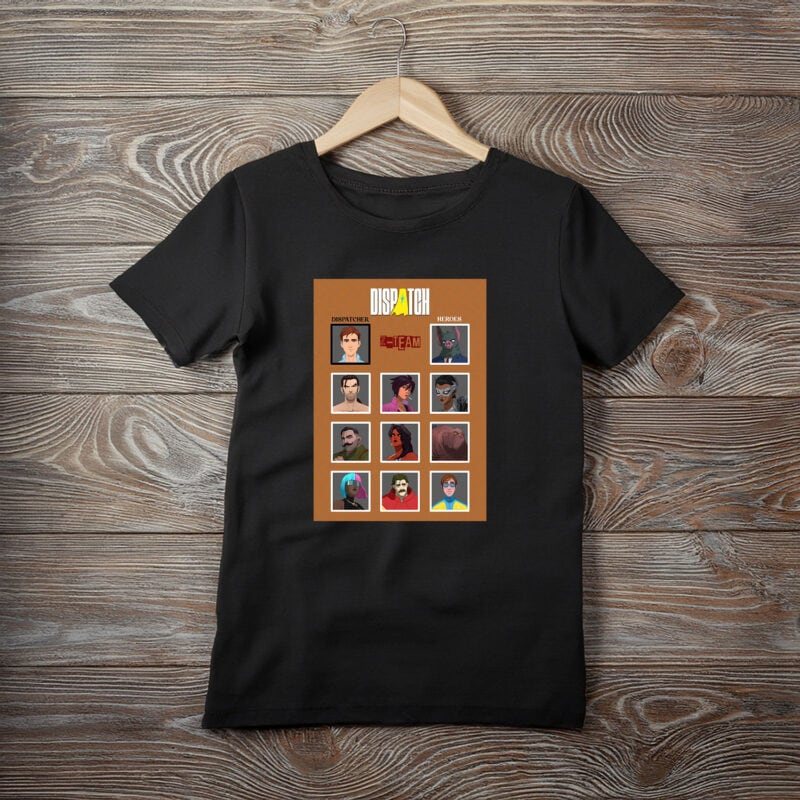 Dispatch Z-Team Character Grid T-Shirt