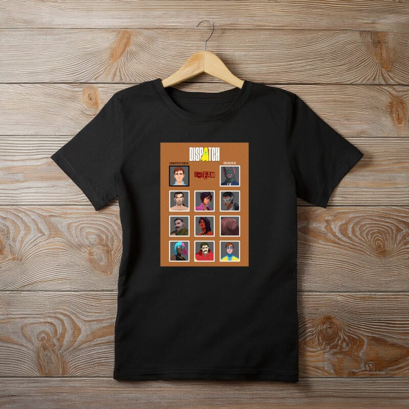 Dispatch Z-Team Character Grid T-Shirt