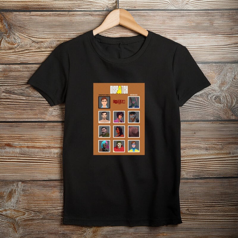 Dispatch Z-Team Character Grid T-Shirt