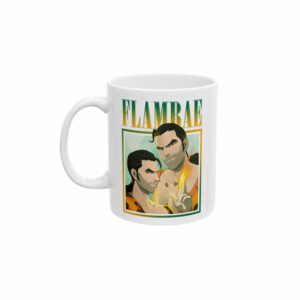 Flambae Dispatch Gaming Mug – Videogame Vintage Retro Bootleg Mug