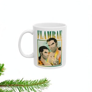 Flambae Dispatch Gaming Mug – Videogame Vintage Retro Bootleg Mug
