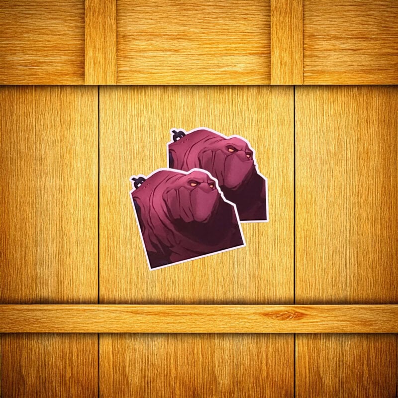 Golem Beast Close-Up Head Sticker