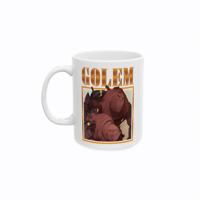 Golem Dispatch Gaming Mug – Videogame Vintage Retro Bootleg Mug