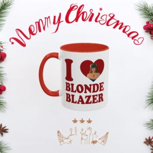 I Love Blonde Blazer Accent Coffee Mug – Blonde Blazer Dispatch Mug