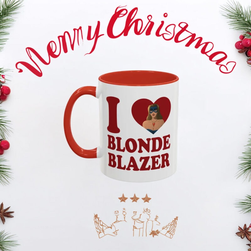 I Love Blonde Blazer Accent Coffee Mug – Blonde Blazer Dispatch Mug