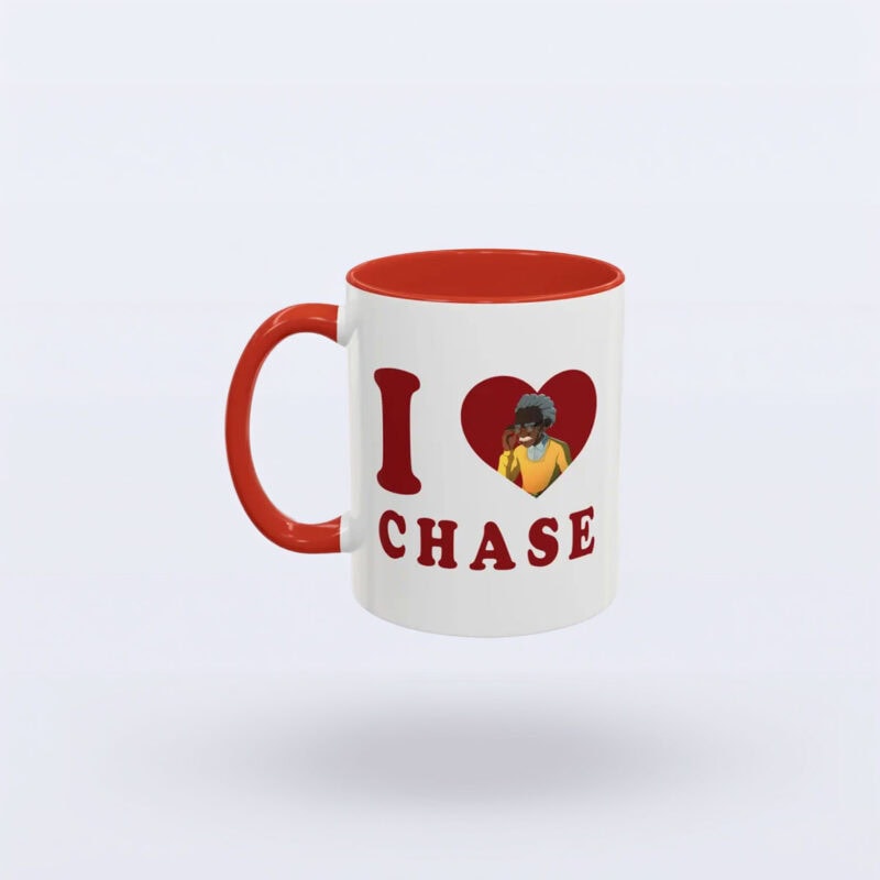I Love Chase Accent Coffee Mug – Chase Dispatch Mug