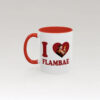 I Love Flambea Accent Coffee Mug – Flambea Dispatch Mug