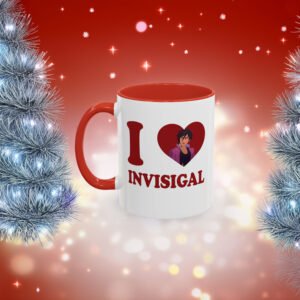I Love Invisigal Accent Coffee Mug – Invisigal Mug