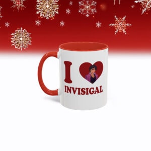 I Love Invisigal Accent Coffee Mug – Invisigal Mug