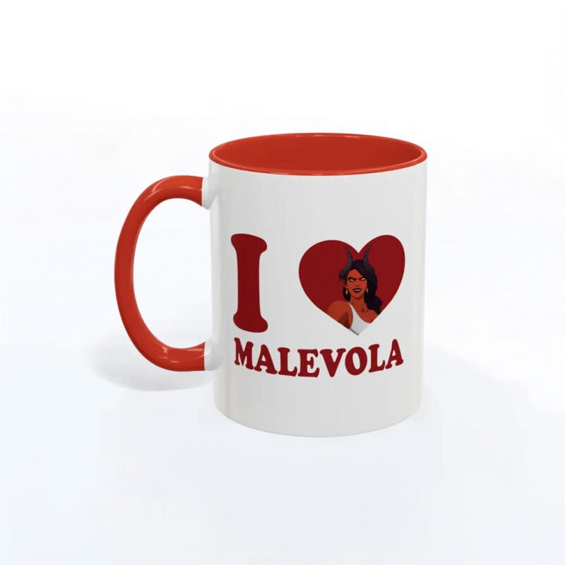 I Love Malevola Accent Coffee Mug – Malevola Dispatch Mug