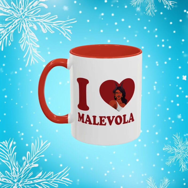 I Love Malevola Accent Coffee Mug – Malevola Dispatch Mug