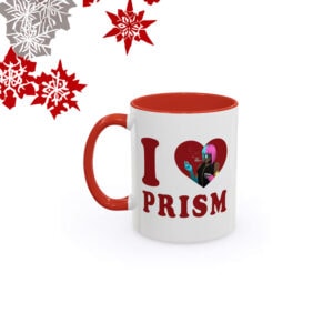 I Love Prism Accent Coffee Mug – Prism Dispatch Mug