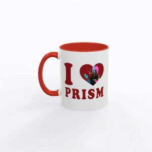 I Love Prism Accent Coffee Mug – Prism Dispatch Mug