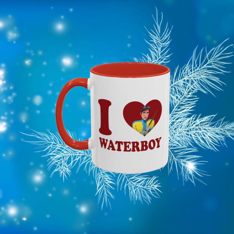 I Love Waterboy Accent Coffee Mug – Waterboy Dispatch Mug
