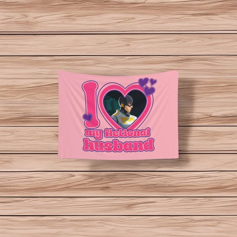 I love my fictional husband Mecha Man Flag