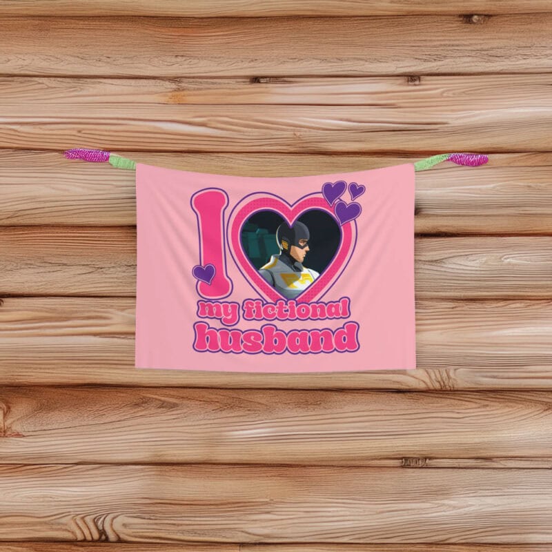 I love my fictional husband Mecha Man Flag