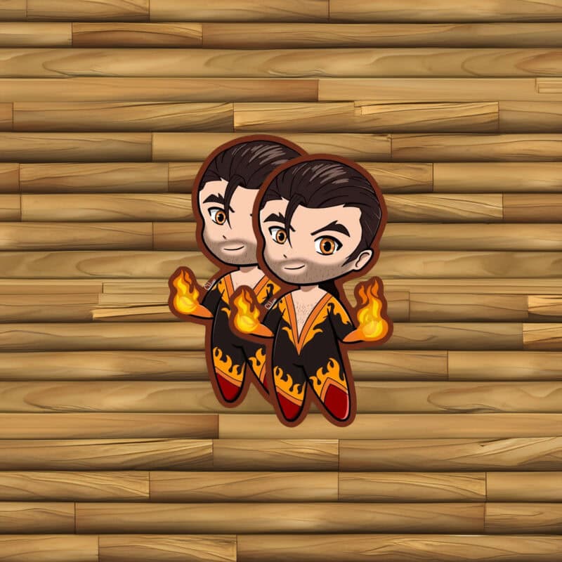 Inferno Master Dispatch Game Chibi Sticker