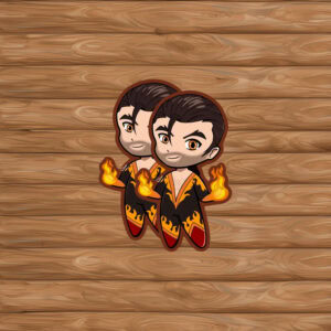 Inferno Master Dispatch Game Chibi Sticker