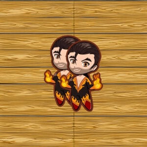 Inferno Master Dispatch Game Chibi Sticker