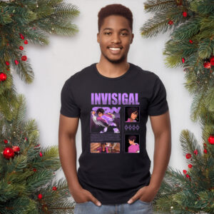 Invisigal Anime Graphic Tee – Trendy K-Pop Fan Shirt