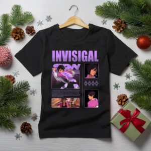 Invisigal Anime Graphic Tee – Trendy K-Pop Fan Shirt