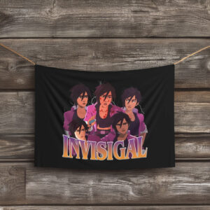 Invisigal Bootleg Rock Styles Flag