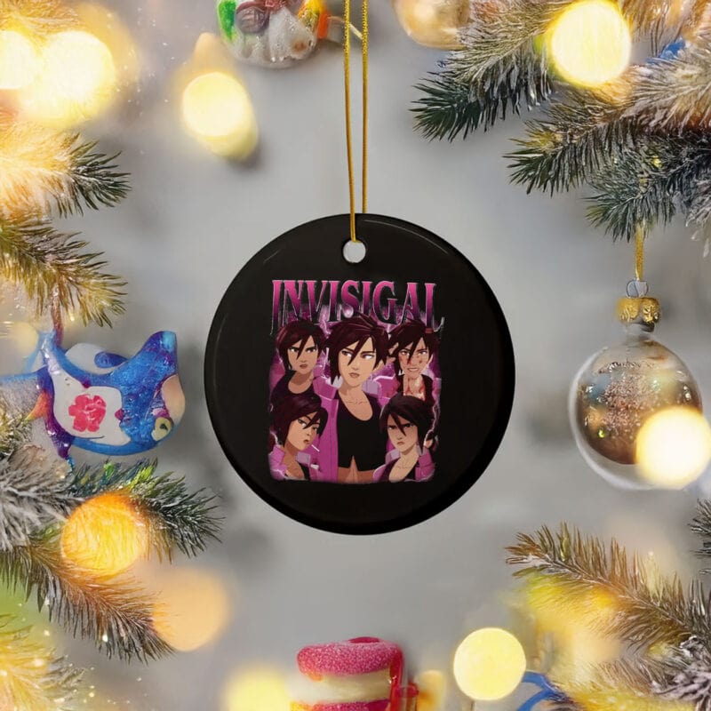 Invisigal Dispatch Game Homage Ornament