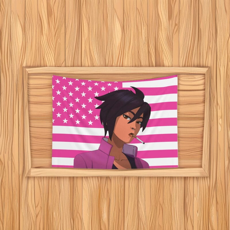 Invisigal Dispatch Smoking Flag