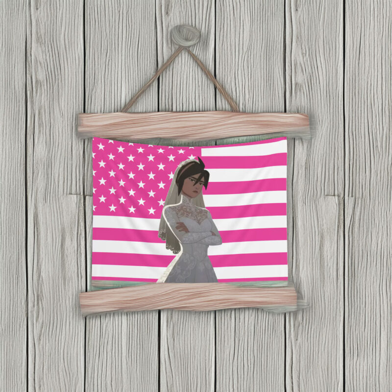 Invisigal Wedding Dress Flag