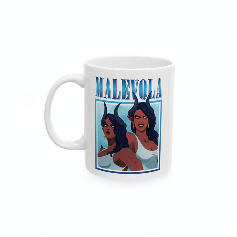 Malevola Dispatch Gaming Mug – Videogame Vintage Retro Bootleg Mug