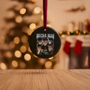 Mecha Man Dispatch Game 90s Bootleg Ornament