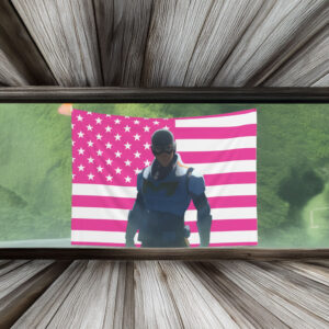 Mecha Man Dispatch Pink Flag