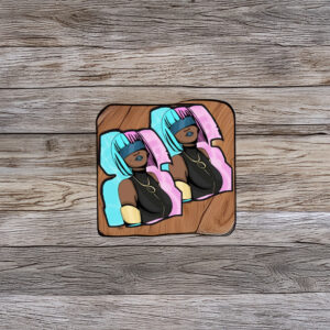 Neon Beat Runner – Dispatch Game Sticker