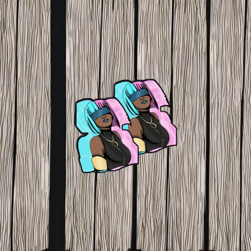 Neon Beat Runner – Dispatch Game Sticker