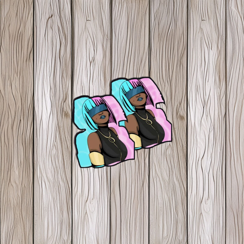 Neon Beat Runner – Dispatch Game Sticker