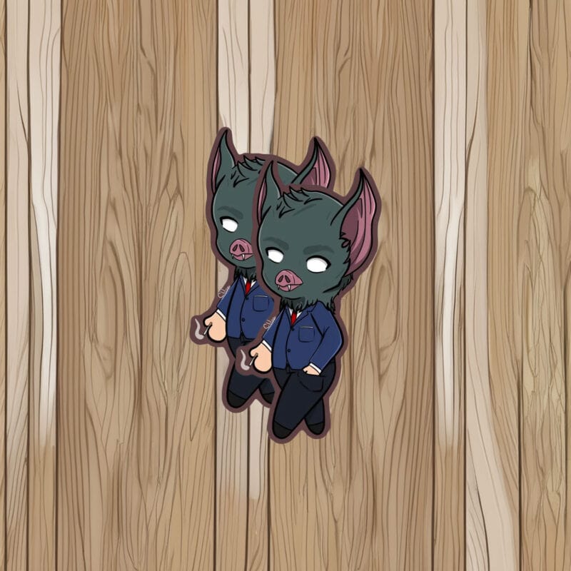 Nightfang Beastman Dispatch Game Chibi Sticker