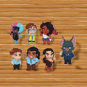 Preorder DISPATCH Z-Team keychains