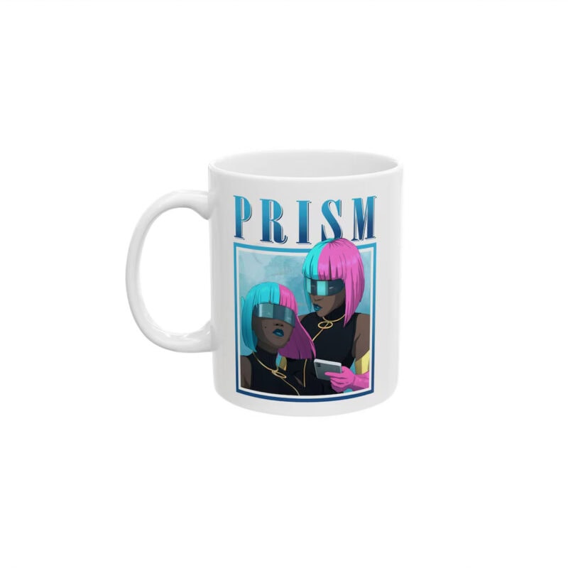Prism Dispatch Gaming Mug – Videogame Vintage Retro Bootleg Mug